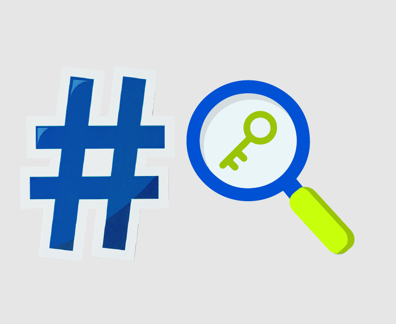 use relevant keyword hashtag